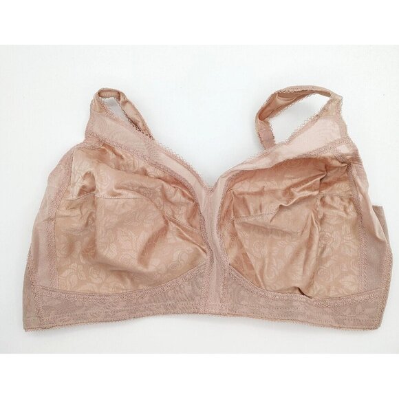 Playtex 18-Hour Original Comfort Strap  Wirefree Bra Style 4693 Beige 46D - Picture 1 of 3